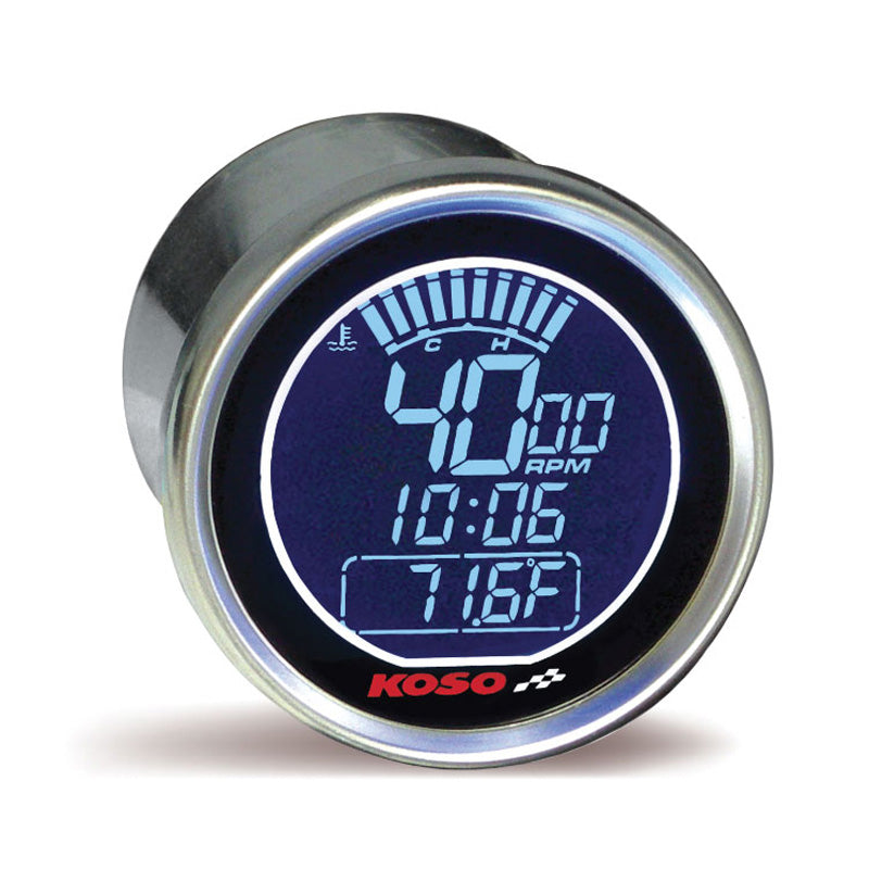 KOSO DL STYLE HARLEY-DAVIDSON TACHOMETER 55MM BA552B80-HD