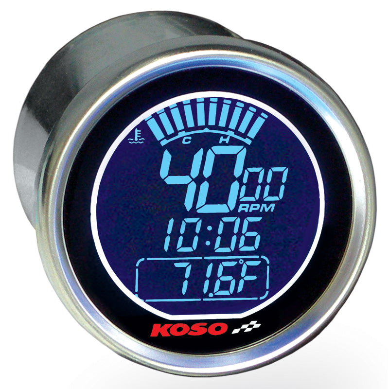 KOSO DL STYLE UNIVERSAL TACHOMETER 55MM BA552B80