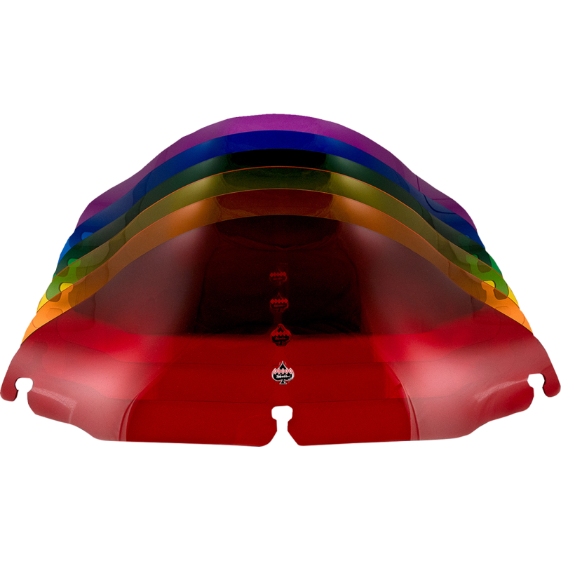 KLOCK WERKS WINDSHIELD FLARE FLH 6.5" RED KWW-01-0697
