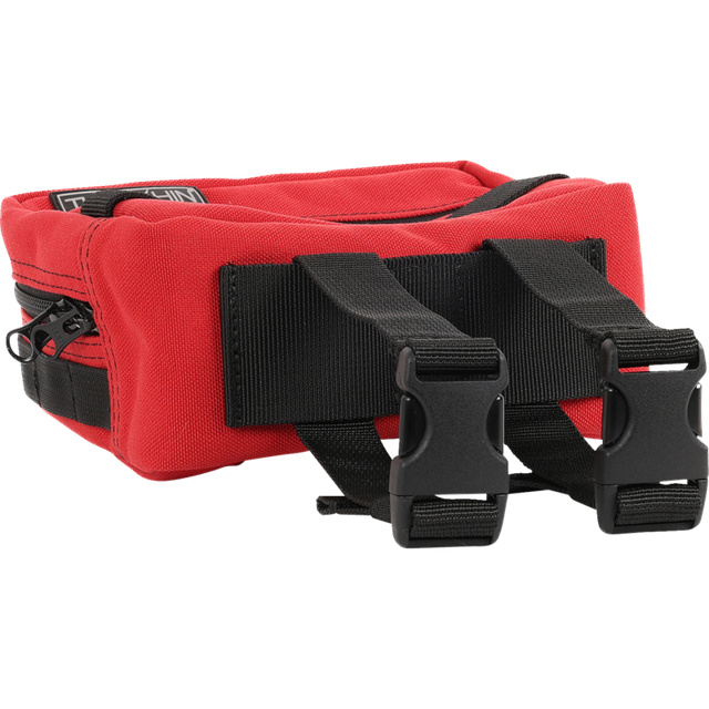THRASHIN SUPPLY CO. BAG HANDLEBAR TSC RED THB-0015