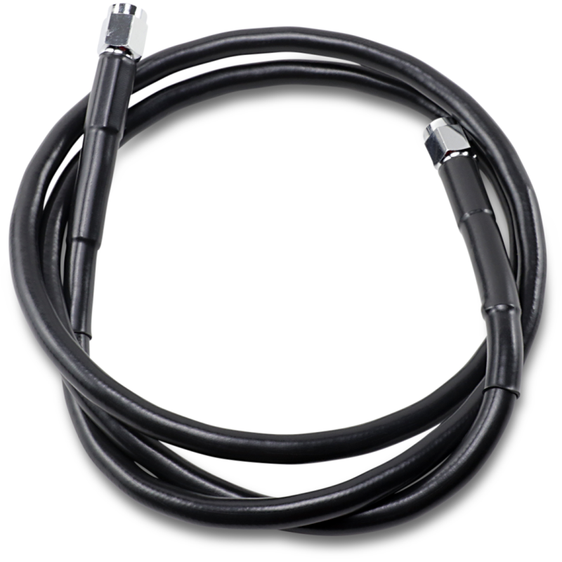 DRAG SPECIALTIES BLACK S/S BRAKE LINE 45" 845-BLK