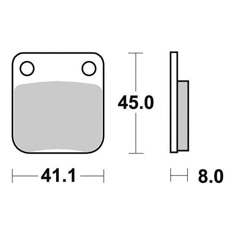 FERODO BRAKE PAD FDB250EF FDB250EF