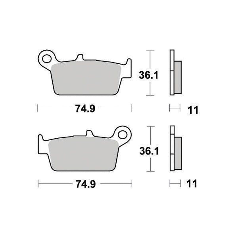 FERODO BRAKE PAD FDB539EF FDB539EF