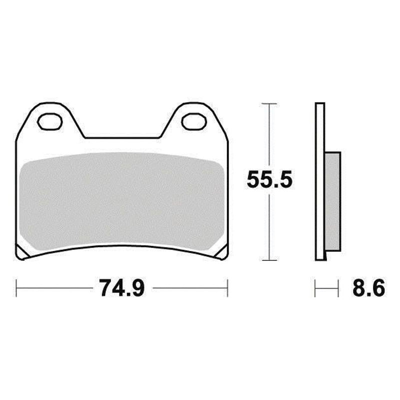 FERODO BRAKE PAD FDB2042EF FDB2042EF