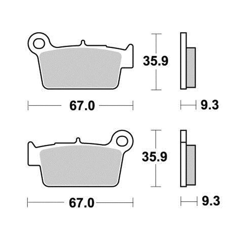 FERODO BRAKE PAD FDB2162EF FDB2162EF