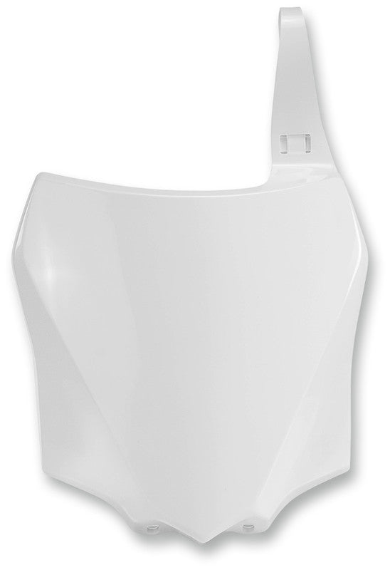 ACERBIS FRONT # PLATE- KX85/100:14-14 WHITE 2374050002
