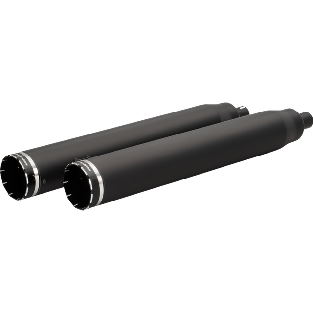 KHROME WERKS 4-1/2" WAR HAMMER MUFFLERS BLACK 202235