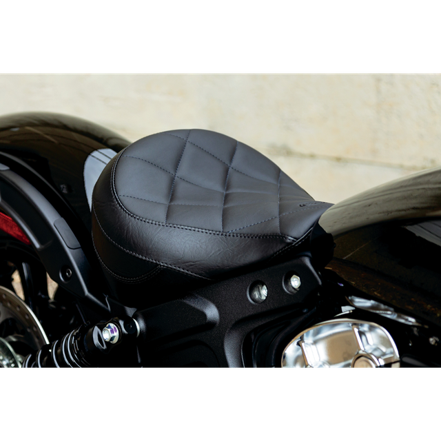 MUSTANG SOLO TOURING SEAT-BLACK-SCOUT BOBBER 18-24 76842