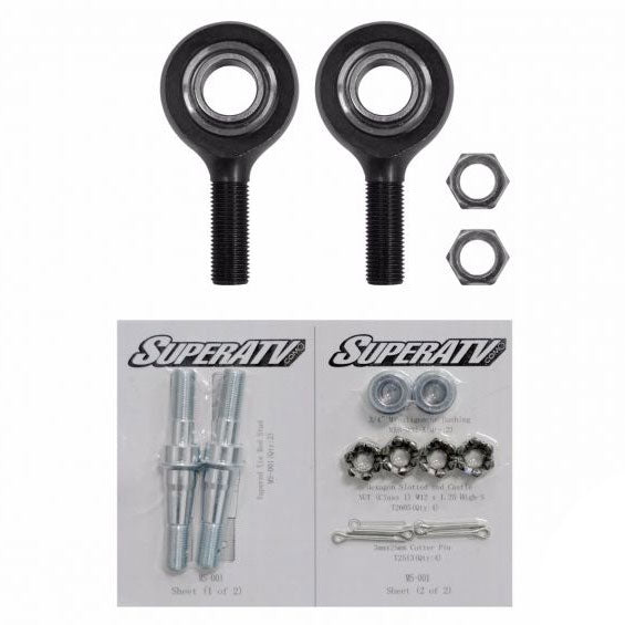 SUPER ATV TIE ROD END HD KIT SUPERATV TRERP003