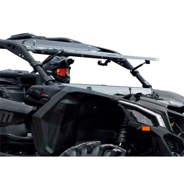 SUPER ATV WINDSHIELD FLIP CLR C-AM SUPERATV FWSCAX375