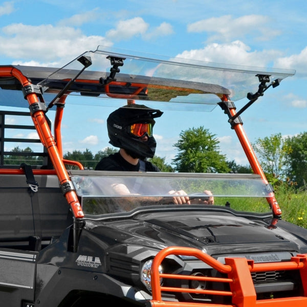 SUPER ATV WINDSHIELD FLIP CLR KAWA SUPERATV FWSKMULEFXT70