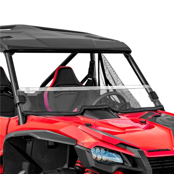 SUPER ATV WINDSHIELD HALF FT CLR HON SUPERATV HWSHTAL75