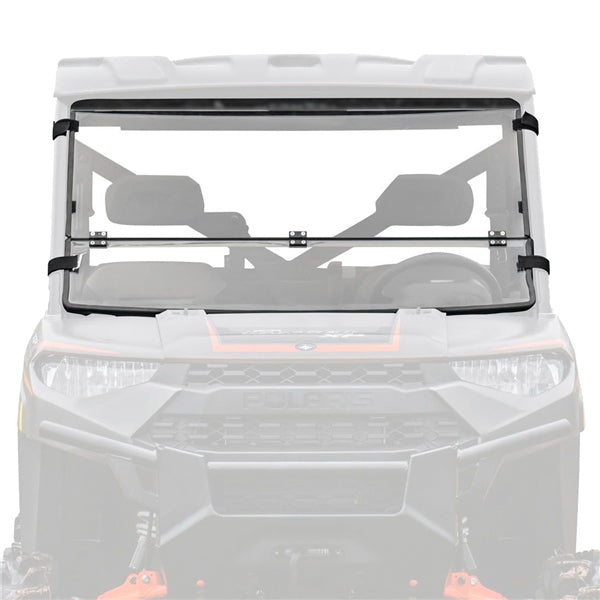 SUPER ATV WINDSHIELD FLIP CLR POL SUPERATV FDWSPRAN1K75