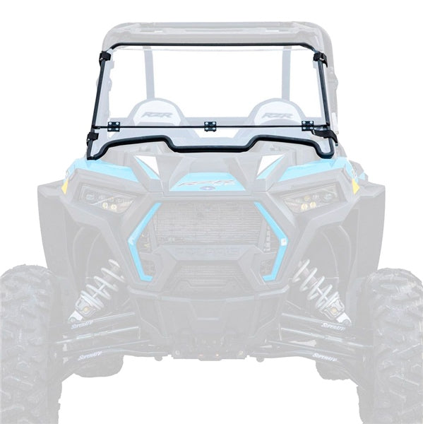 SUPER ATV WINDSHIELD FLIP SCRATCH RESIS CLR POL FDWSPRZR1K00270