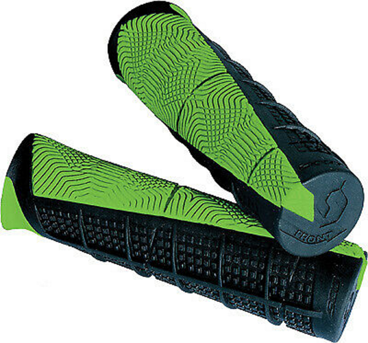 SCOTT DUECE ATV BLACK/KAW GREEN GRIP 217892-1043