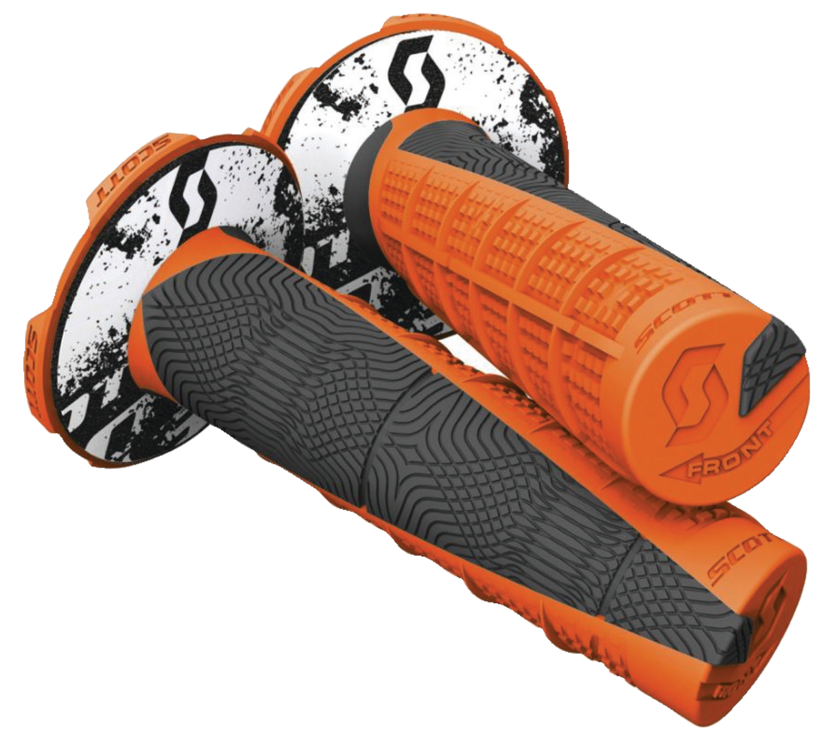SCOTT DEUCE GRIP NEON ORANGE/BLACK 219627-5857