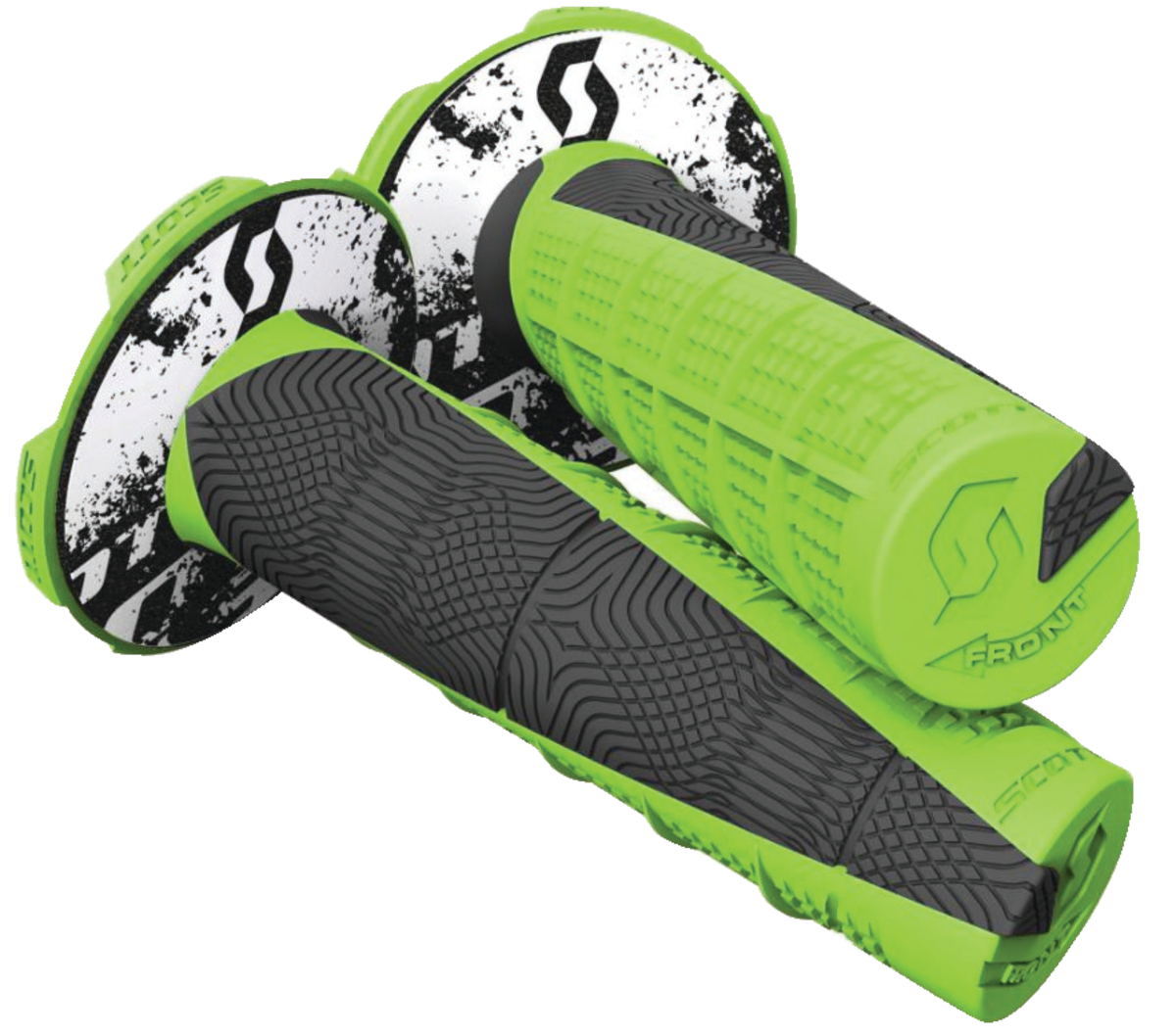 SCOTT DEUCE GRIP NEON GREEN/BLACK 219627-4376