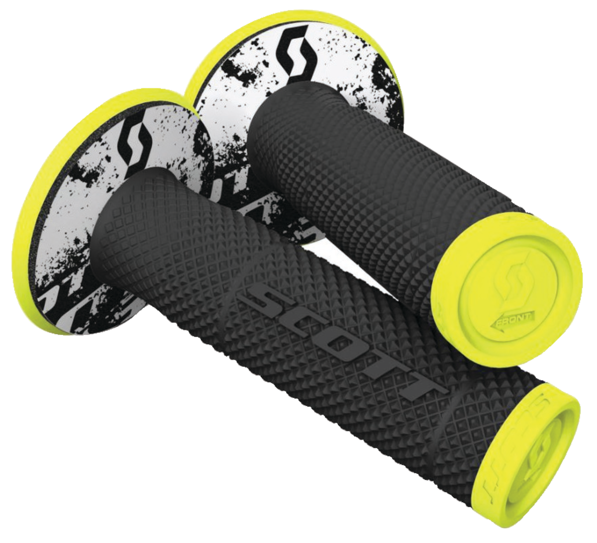 SCOTT SX II GRIP BLACK/NEON YELLOW 219624-4755