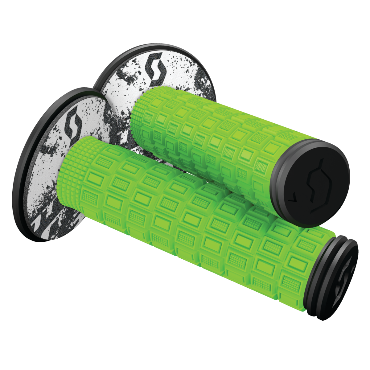 SCOTT MELLOW GRIP NEON GRN/BLK 269305-4376