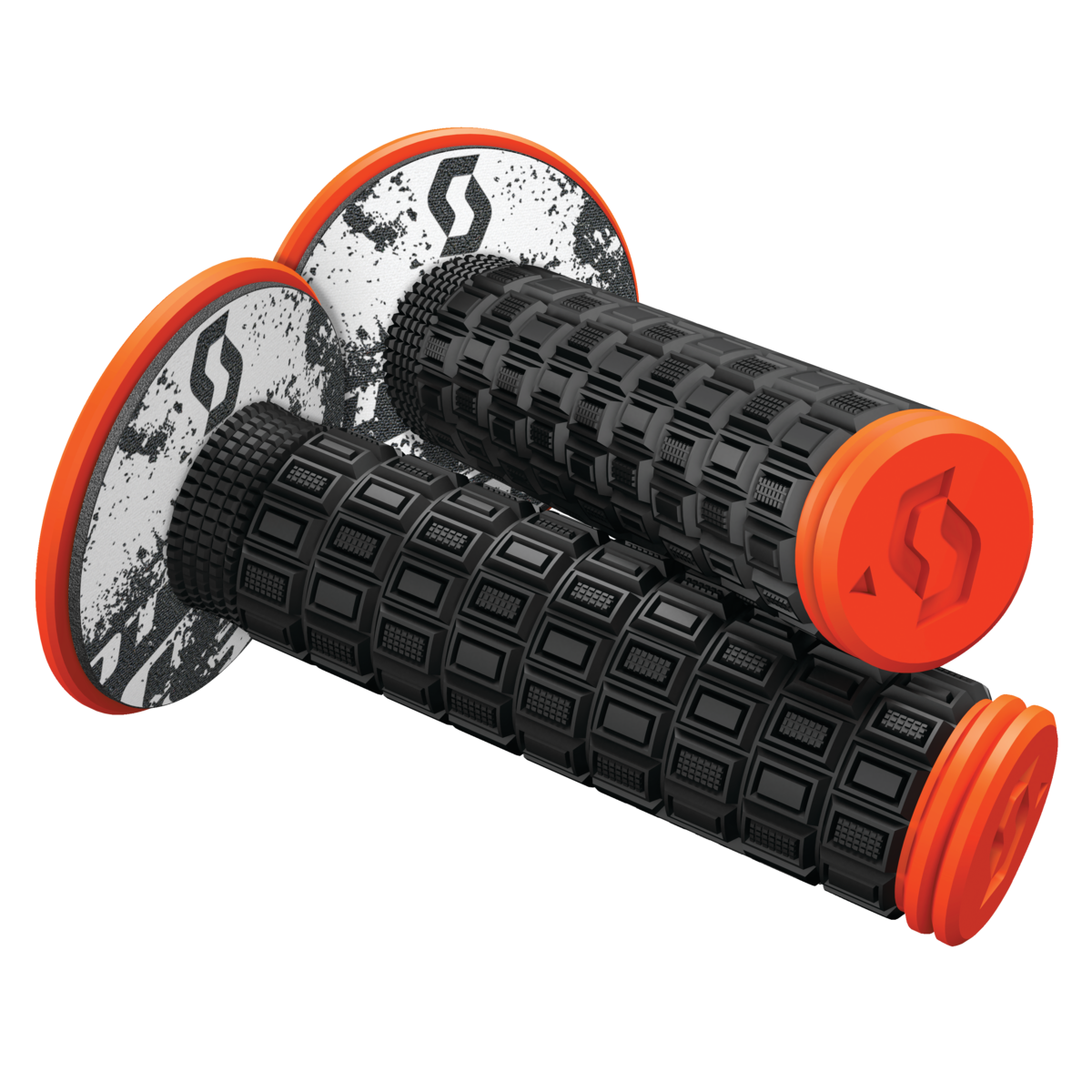 SCOTT MELLOW GRIP BLK/NEON ORG 269305-5039