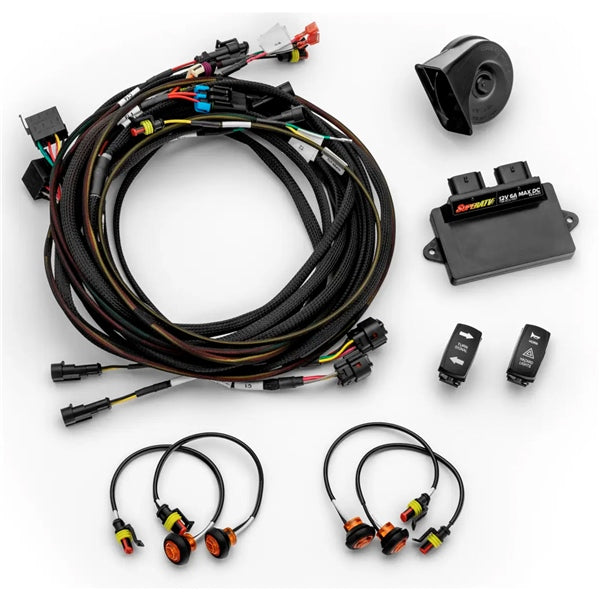 SUPER ATV TURN SIGNAL KIT LED STRIP LIGHT 12" POL TSKPRANXD007K12