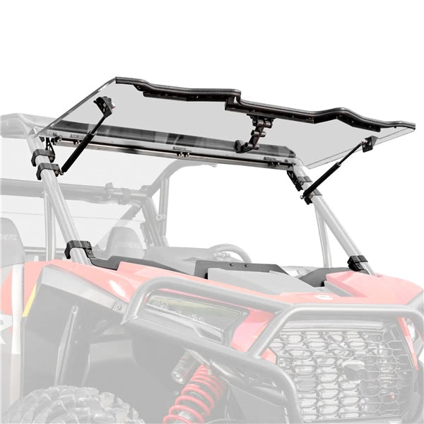 SUPER ATV WINDSHIELD FLIP CLR POL SUPERATV FWSPRZRXP70