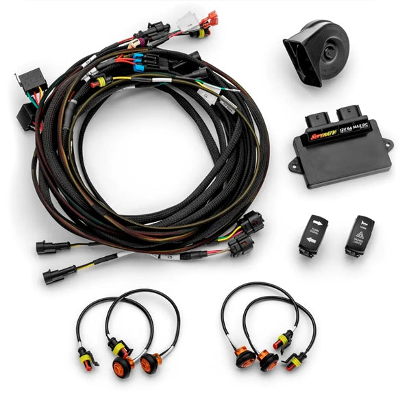 SUPER ATV TURN SIGNAL KIT DELUXE SELF CANCELING TSKHTALX4007M