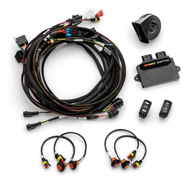SUPER ATV TURN SIGNAL KIT DELUXE SELF CANCELING TSKPXPD007