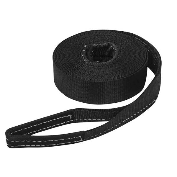 DRAGON FIRE RACING WINCH STRAP 2" 3000LBS BK 521491
