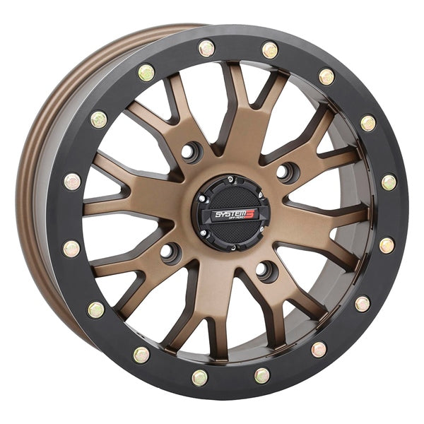 SYSTEM 3 14X7 4/137 6+1 SBL SB-4 BRZ WHEEL 521733