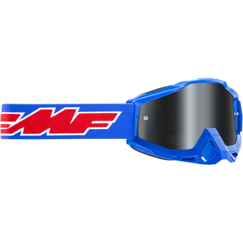 FMF FMF POWERBOMB SAND GOGGLE ROCKET BLUE - SMOKE LENS F-50043-00002