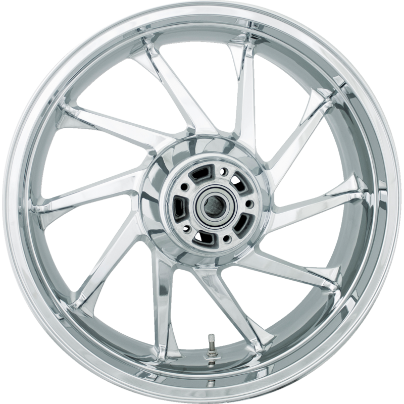 COASTAL MOTO CAST 3D HURRICANE REAR CHRM 18X5.5 NABS 09-19 FLHT 3D-HUR185CH