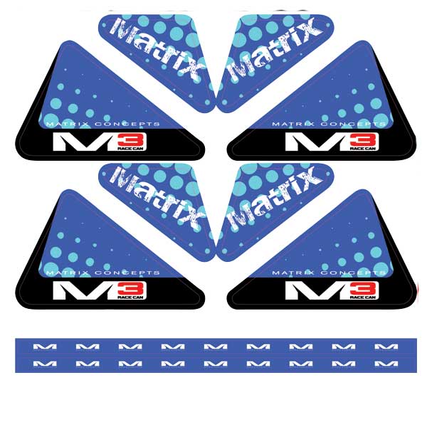 MATRIX M3 UTILITY CAN GRPAHICS BLUE MP 213         *
