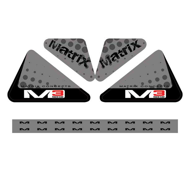 MATRIX M3 UTILITY CAN GRPAHICS GREY MP 217         *