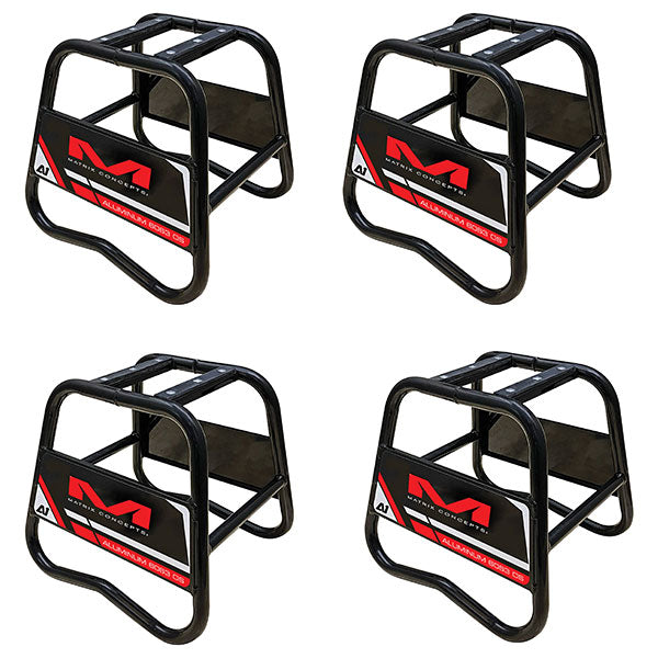 MATRIX A1 ALUMINUM STAND 4PK BLACK/RED A1-102 (4PK)