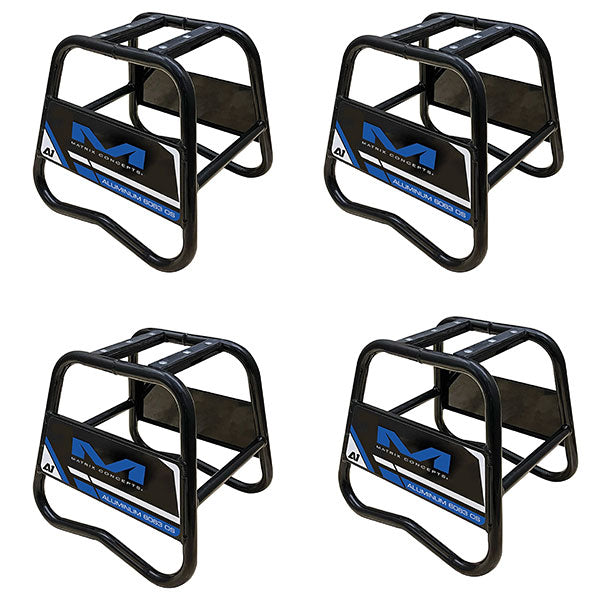 MATRIX A1 ALUMINUM STAND 4PK BLACK/BLUE A1-103 (4PK)