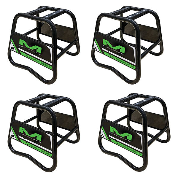 MATRIX A1 ALUMINUM STAND 4PK BLACK/GREEN A1-105 (4PK)