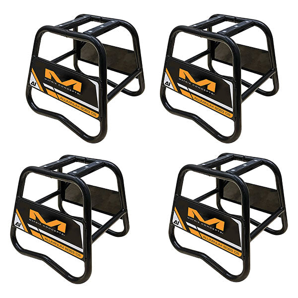 MATRIX A1 ALUMINUM STAND 4PK BLACK/ORANGE A1-106 (4PK)