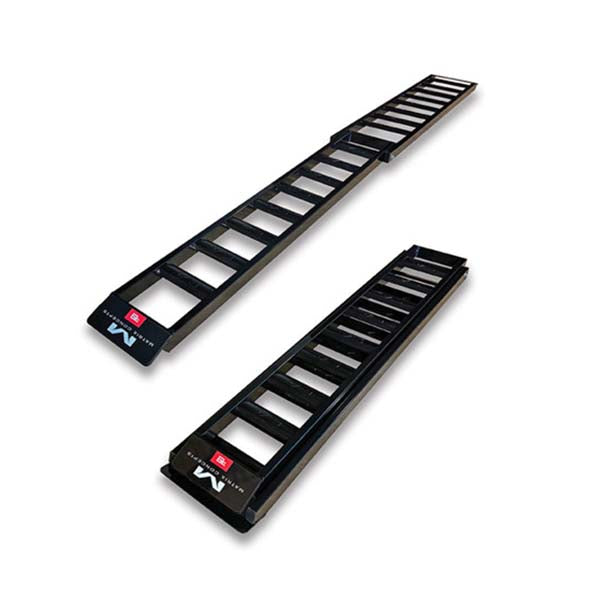 MATRIX A9 9' ALUMINUM MOTORCYCLE FOLDING LOADING RAMP BLACK 9FT A9-101