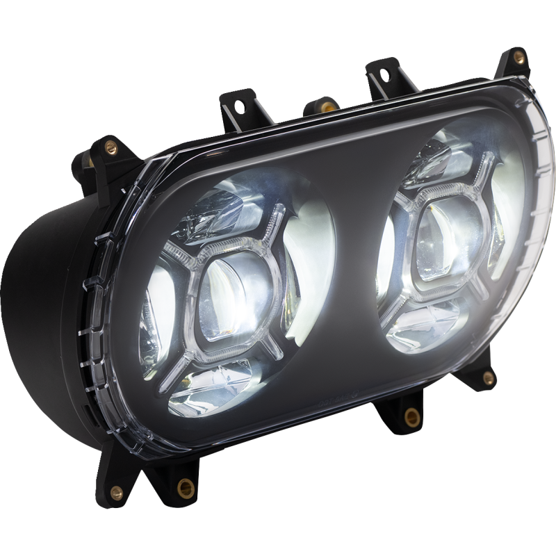 CUSTOM DYNAMICS HEADLIGHTS DBLX LED BLK CD-RG-H-B