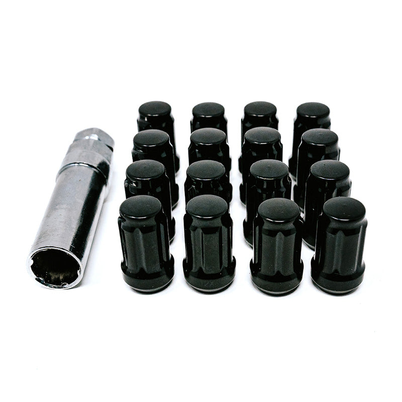 VALOR ATTURO 12X1.25 SPLINE 4 LUG KIT 1.38" BLACK V12X125B-KIT