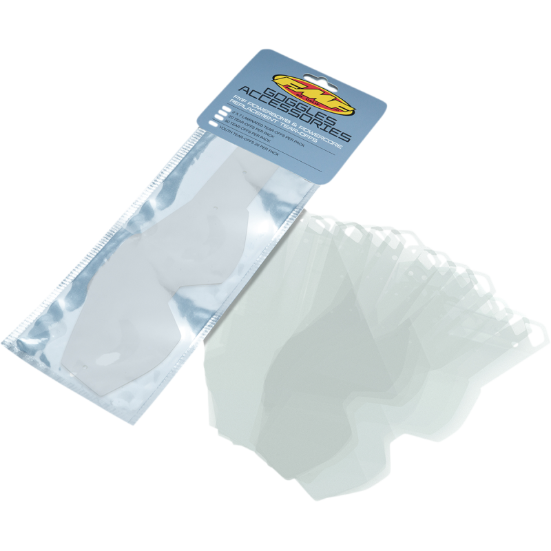 FMF FMF POWERBOMB/POWERCORE STANDARD TEAR-OFFS - 50 PK F-59012-00001