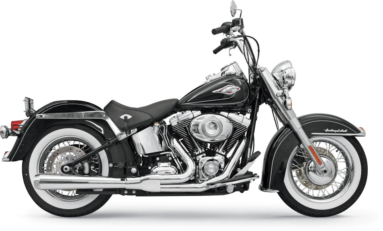 BASSANI XHAUST 86-17 FLST/FXST ROAD RAGE 2:1 FS LONG CH 12111J