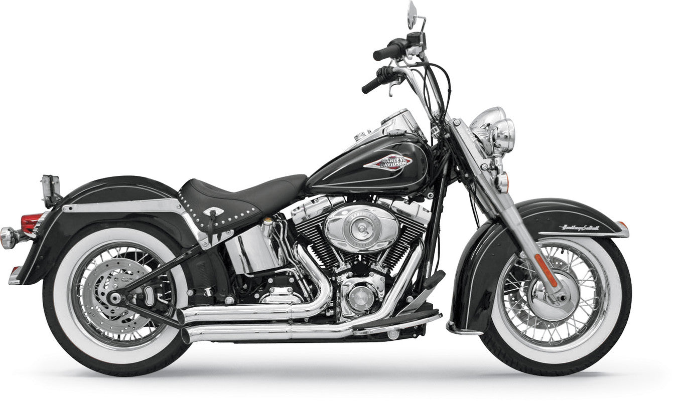 BASSANI XHAUST 86-17 SOFTAIL FIRESWEEP T/OUT 2:2 FS CHR 12113D