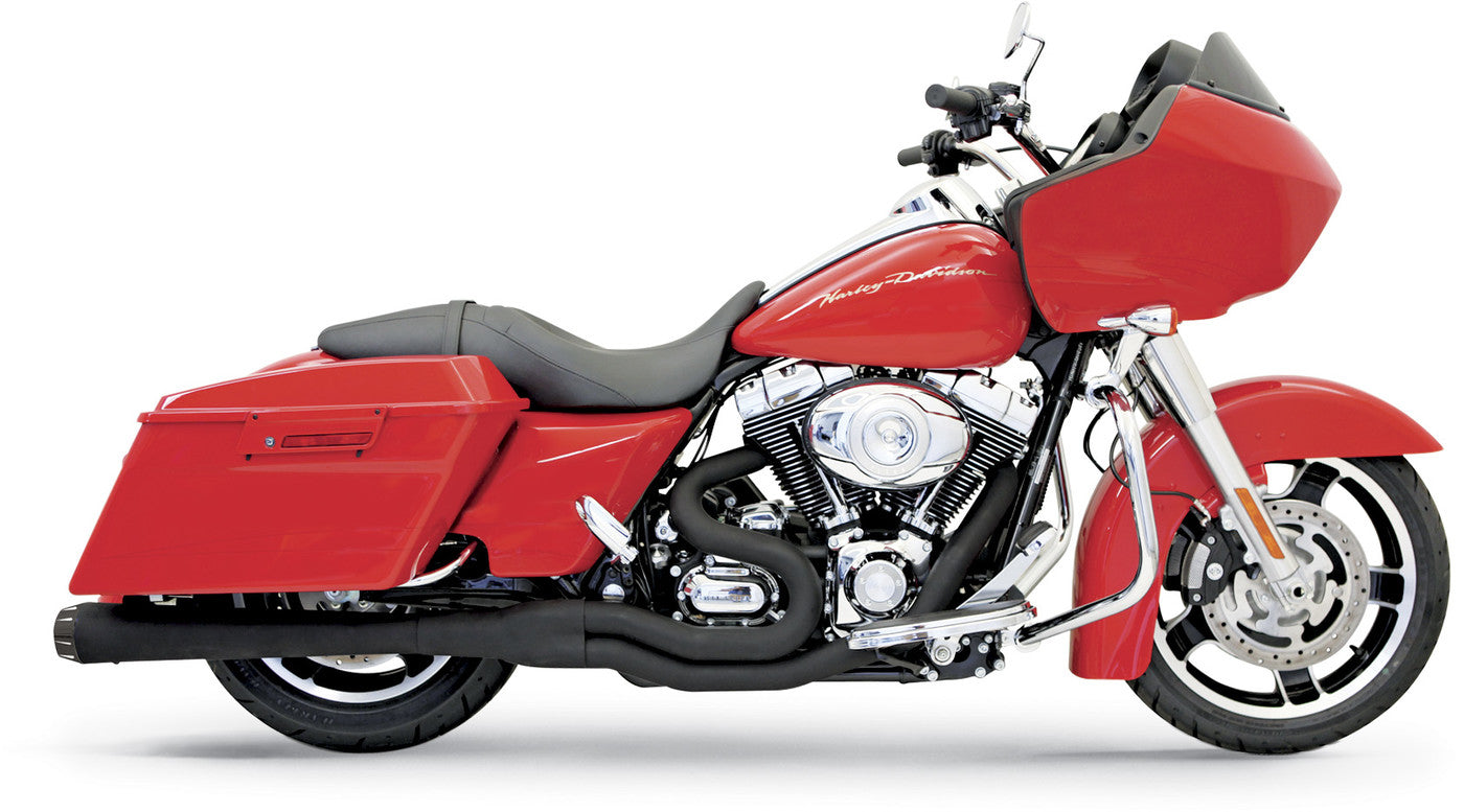 BASSANI XHAUST 95-16 FLH/FLT MEGA POWER 2:1 FS BLACK FLH-767B