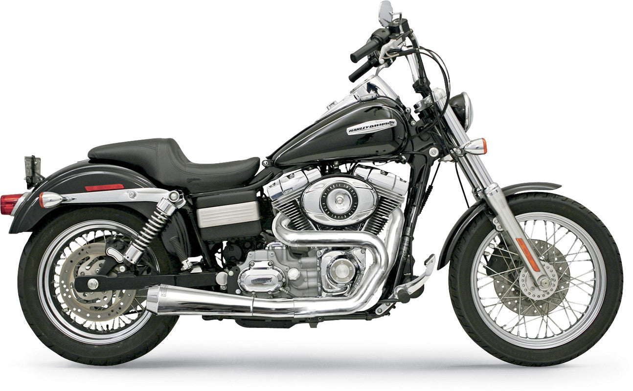 BASSANI XHAUST 91-17 DYNA ROAD RAGE 2:1 FS W/HS CHROME 1D5250