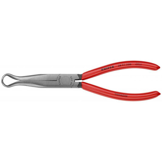KNIPEX LONG NOSE PLIERS FOR SPARK PLUGS 8" 38 91 200