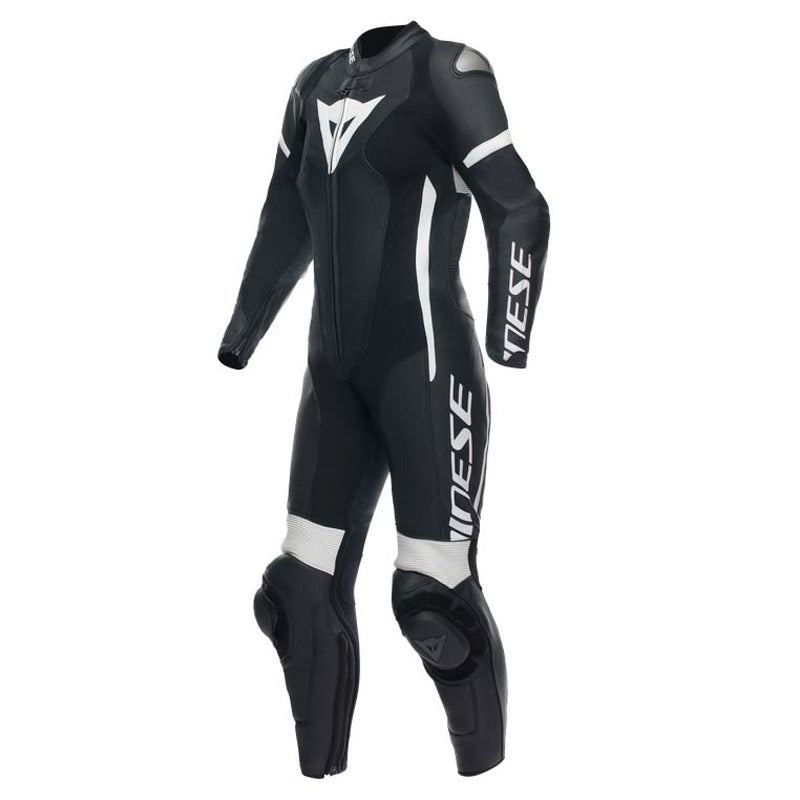 DAINESE GROBNIK LADY LTHR 1PC SUIT PERF. BLK/BLK/WHT 52 2513484-948-52