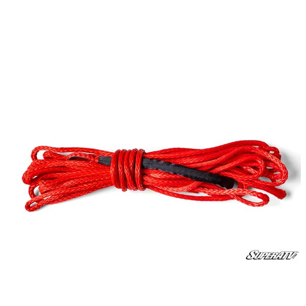 SUPERATV SYNTHETIC WINCH ROPE 3500LB - RED WN-RP-3.5K-RED