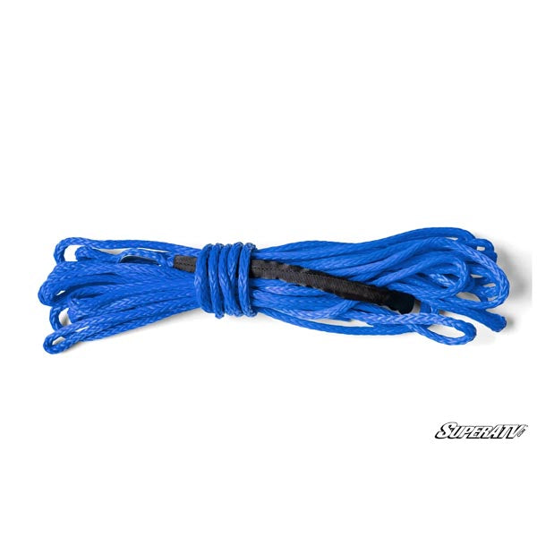 SUPERATV REPLACEMENT SYNTHETIC WINCH ROPE 6000LB - BLUE WN-RP-6K-BLU
